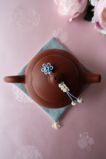 Bijoux de théière - Nœud Prunier