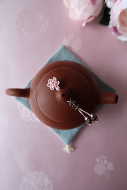 Bijoux de théière - Nœud Prunier