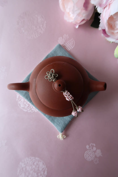 Bijoux de théière - Nœud Prunier