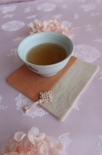 Sous-tasse nœud chysanthème