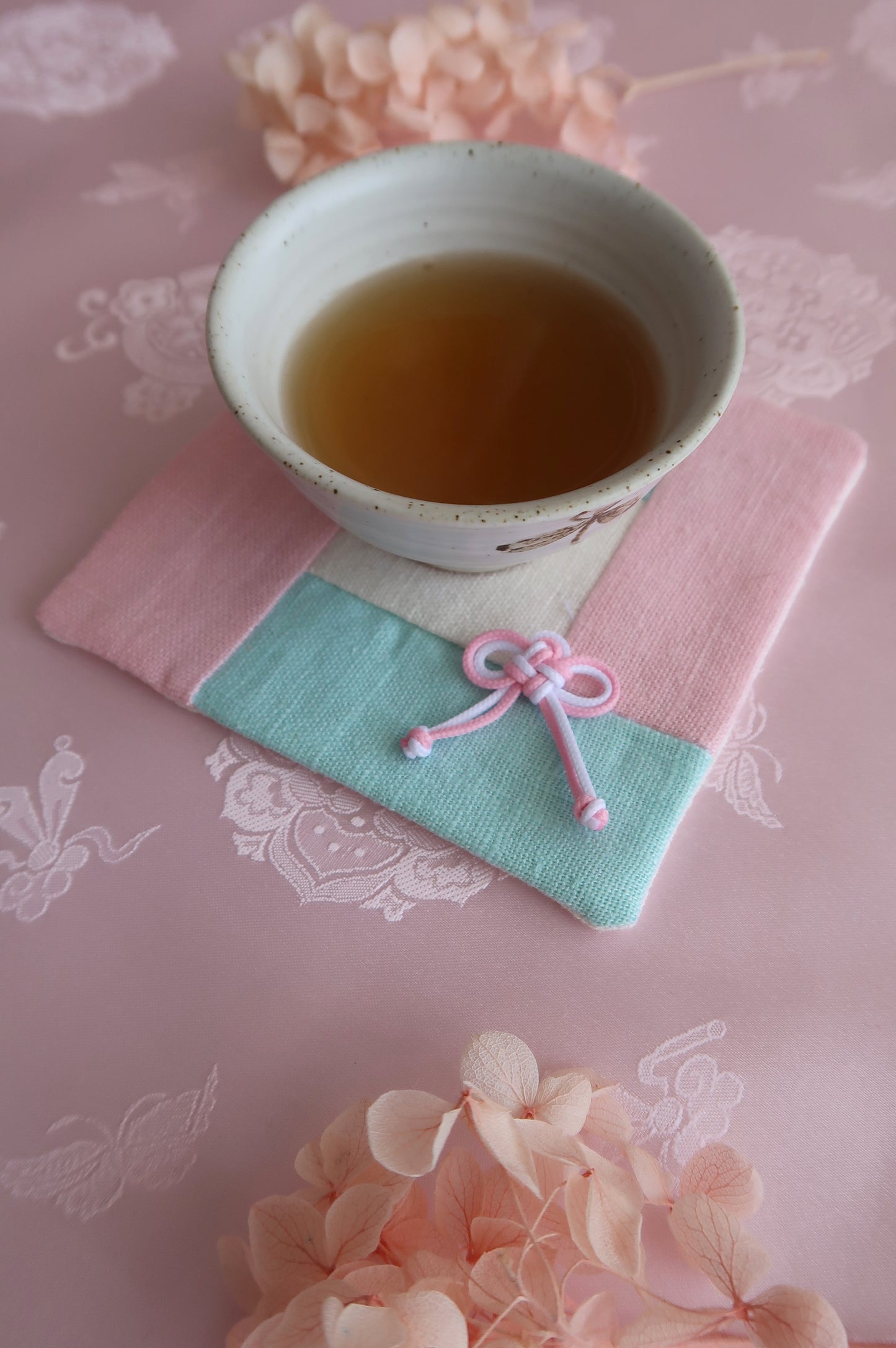 Sous-tasse inspiration pojagi