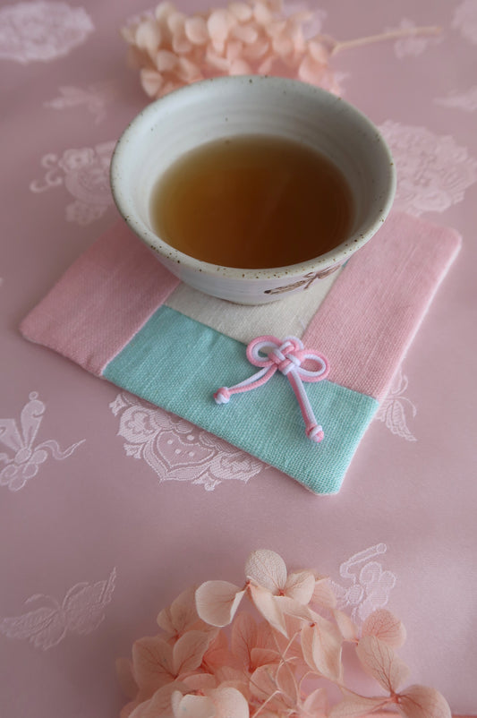 Sous-tasse inspiration pojagi